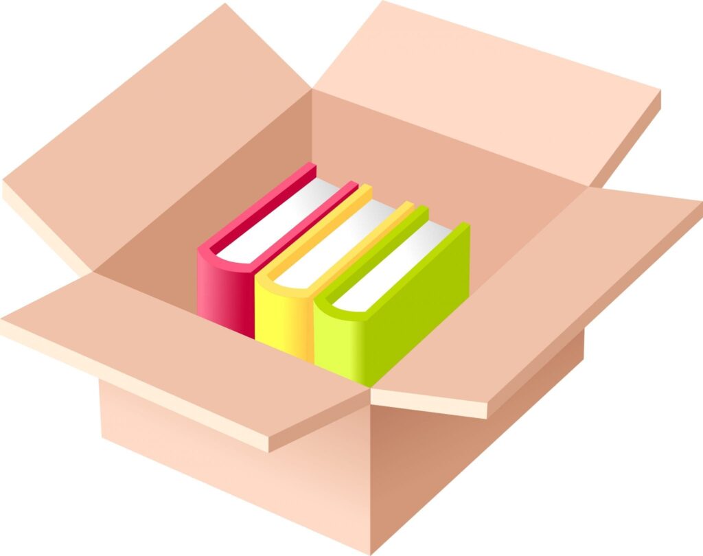 Verhuizen: boeken in dozen