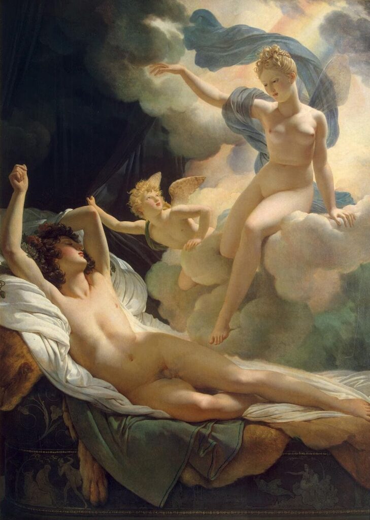 Morpheus samen met Iris, godin van de regenboog
