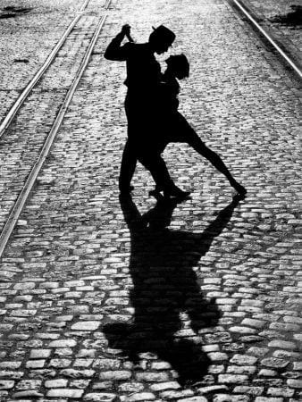 De tango dansen