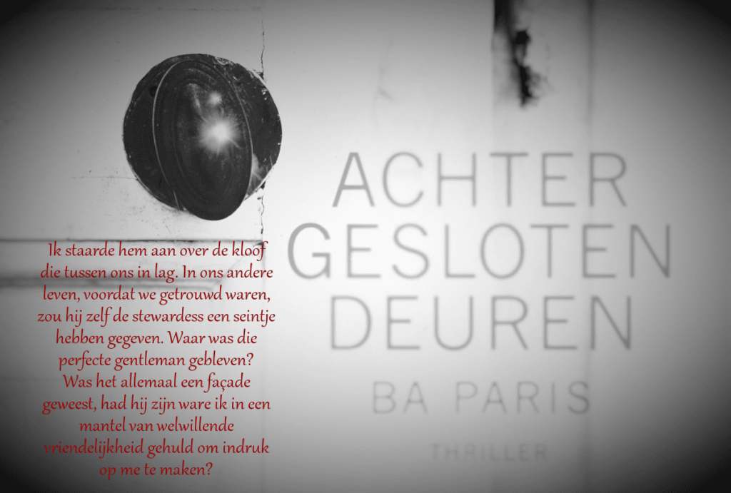 achter gesloten deuren