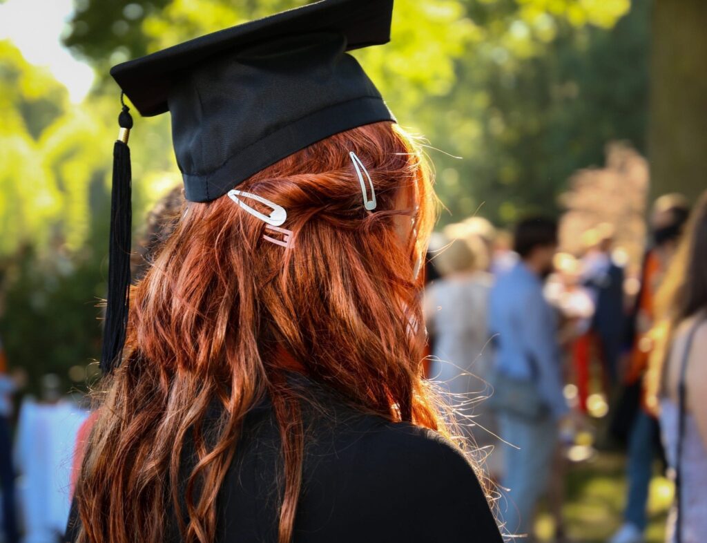 een diploma uitreiking