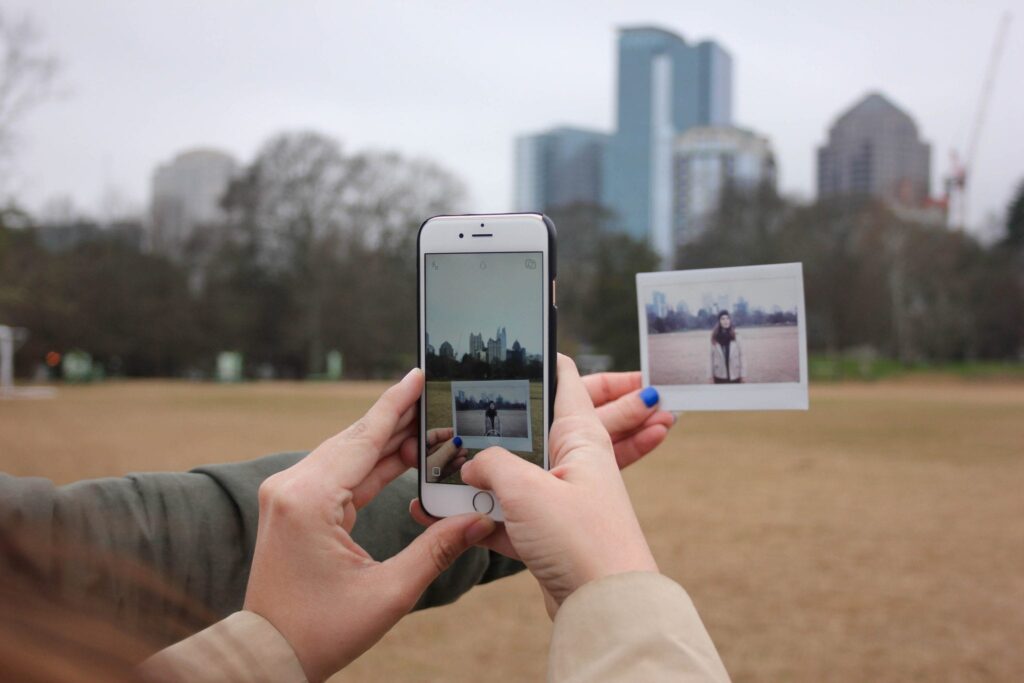 Foto maken van een foto maken