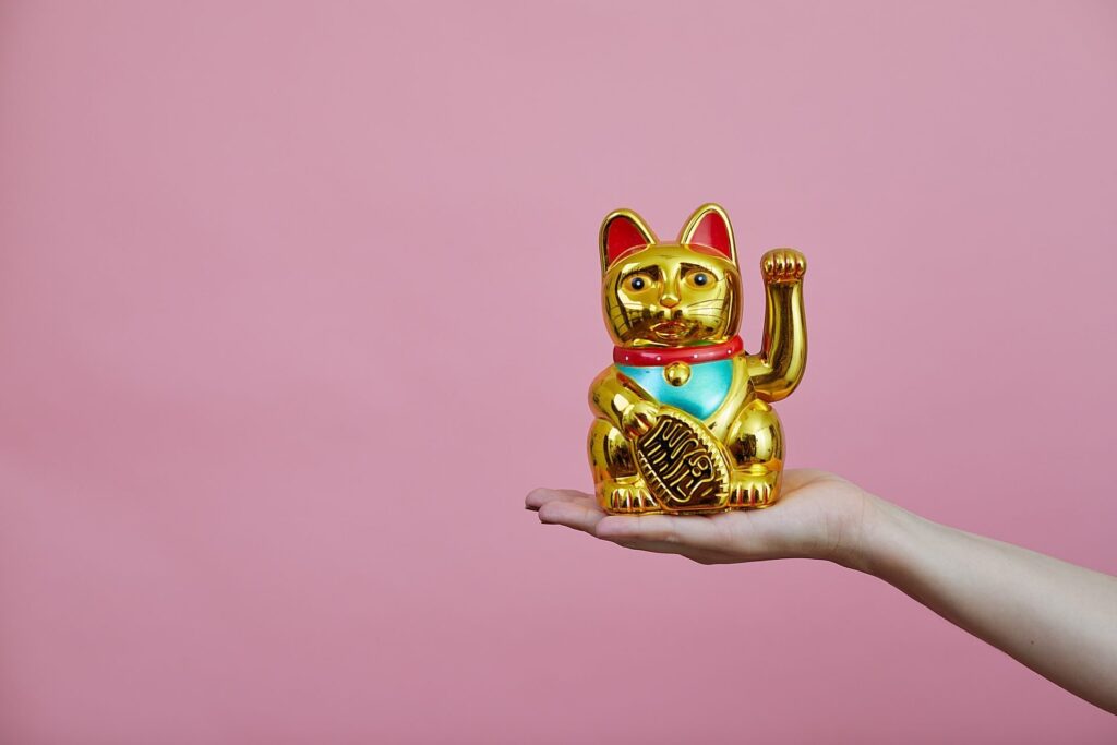 Maneki-neko een katje voor geluk Maneki-neko een katje voor geluk
